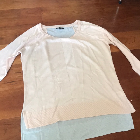 Thin pink, grey sweater - Picture 1 of 4